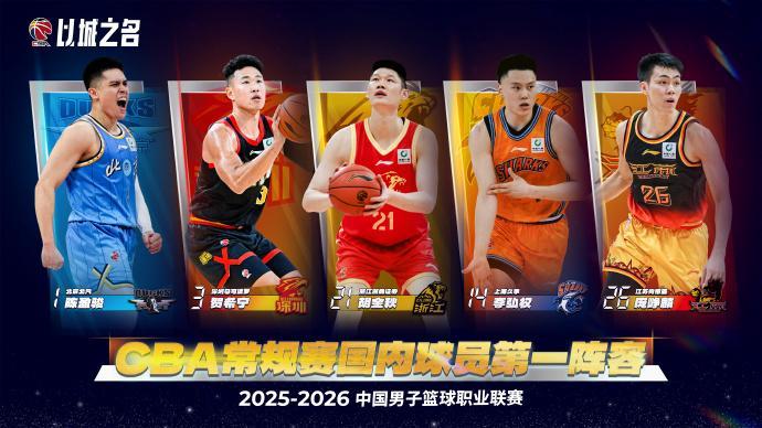 开云手机客户端-CBA官宣最佳阵容：胡金秋贺希宁庞峥麟领衔一阵 周琦领衔二阵